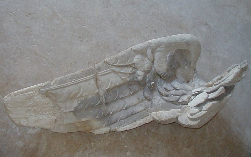 Perseus and Andromeda Fountain - Carving original wing