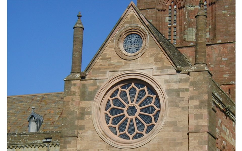 Rose window - St Magnus Cathedral - Orkney