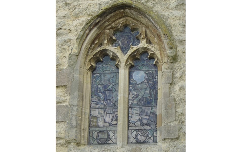 North Marston - west window