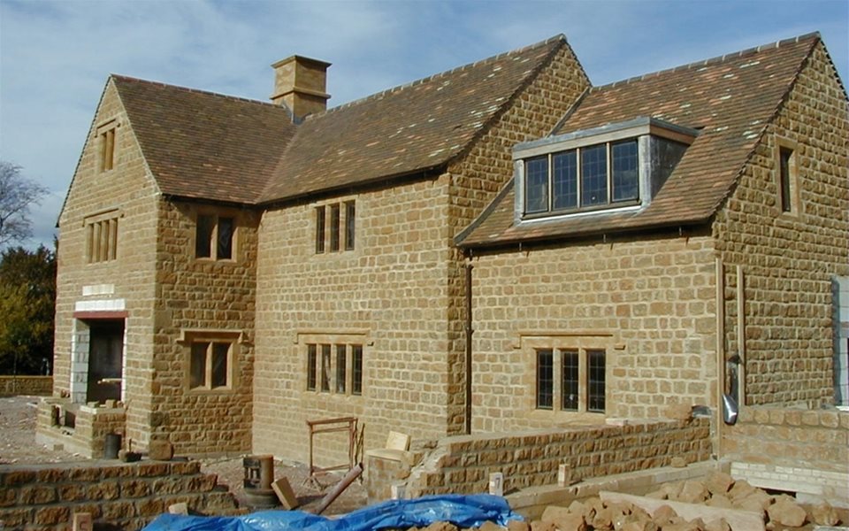 sawn and worked stone
