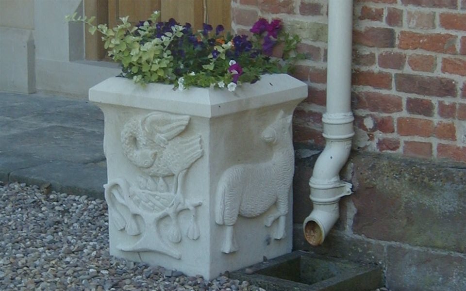 Fourth of a set of planters